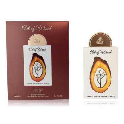 Lattafa Eau de Parfum Art of Wood 100 ml vue de face