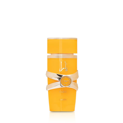 Lattafa Yara Tous Eau de Parfum 100 ml vue avant avec flacon élégant