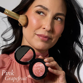 LAURA GELLER Baked Blush-n-Brighten Pink Grapefruit with application brush