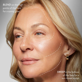 LAURA GELLER Baked Bronze-N-Brighten application sur peau