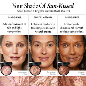 LAURA GELLER Baked Bronze-N-Brighten bronzer avec pinceau