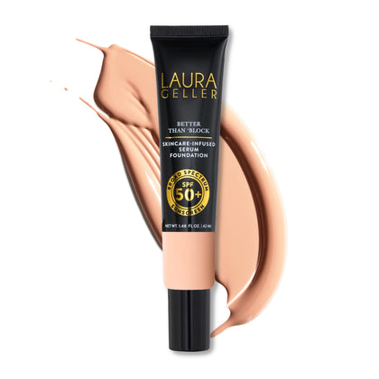 LAURA GELLER Better Than Block Fond de Teint SPF 50+ 60g packaging