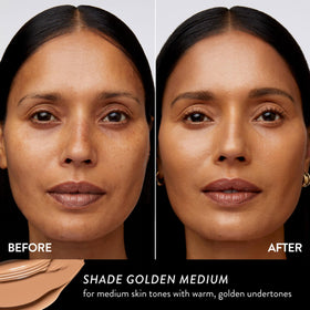 LAURA GELLER Better Than Block Fond de Teint SPF 50+ texture légère sur la peau