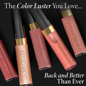 LAURA GELLER Color Luster Lip Gloss Turkish Delight application sur lèvres