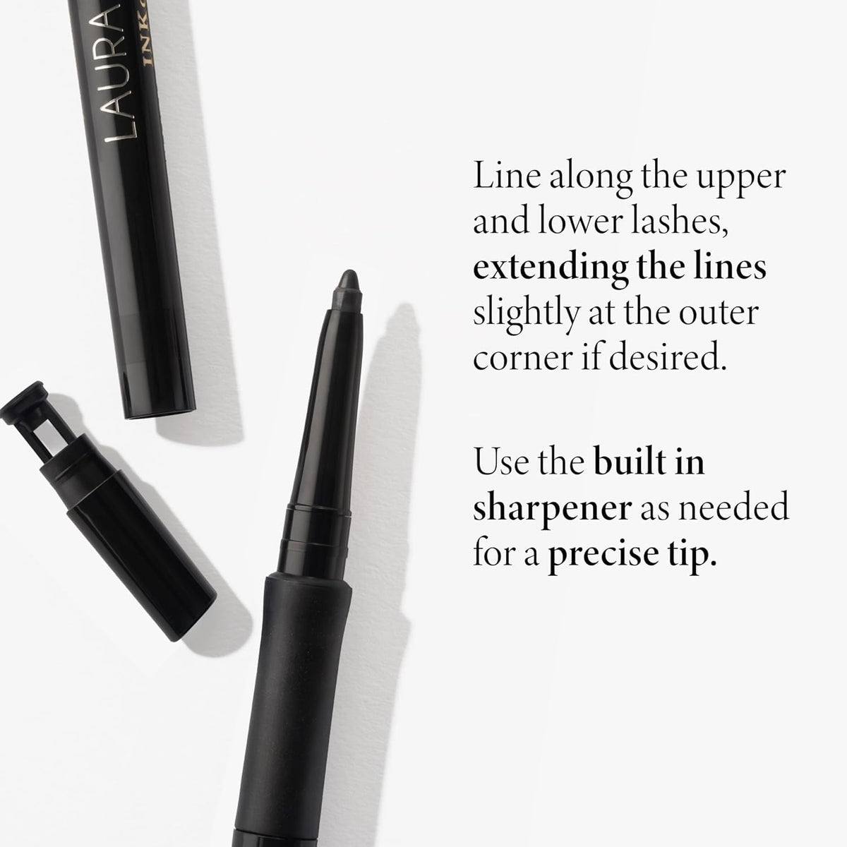 LAURA GELLER INKcredible Gel Eyeliner Waterproof en utilisation