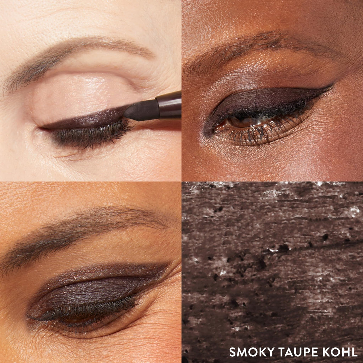 LAURA GELLER Kajal Longwear Eyeliner Smoky Taupe avec taille-crayon intégré
