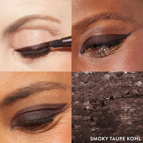 LAURA GELLER Kajal Longwear Eyeliner Smoky Taupe avec taille-crayon intégré