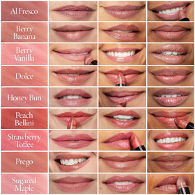 LAURA GELLER Lipstick Hydratant Honey Bun en gros plan