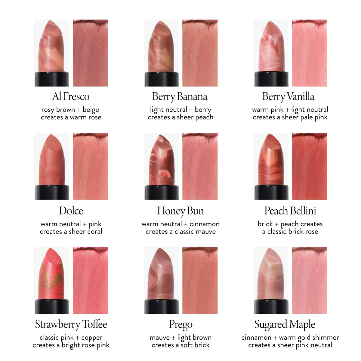 LAURA GELLER Lipstick Hydratant Honey Bun texture