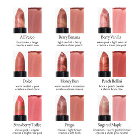 LAURA GELLER Lipstick Hydratant Honey Bun texture