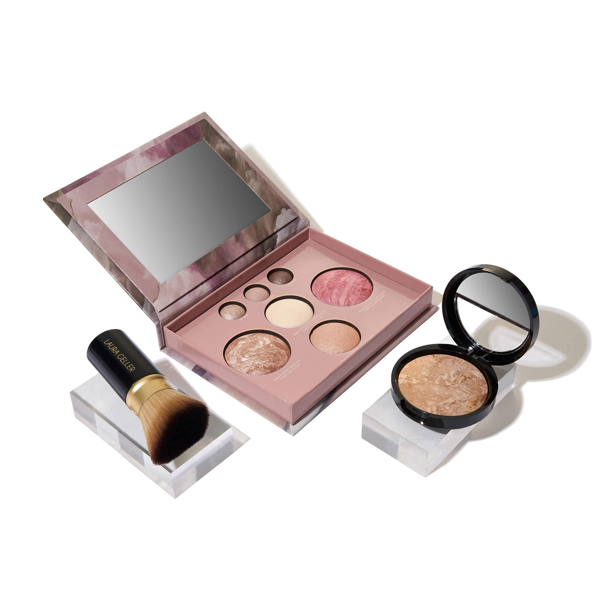 LAURA GELLER NEW YORK Baked Starter Kit vue avant avec palette et pinceau