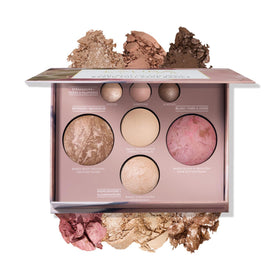 LAURA GELLER Palette Visage 7 en 1 vue de face avec bronzer et blush