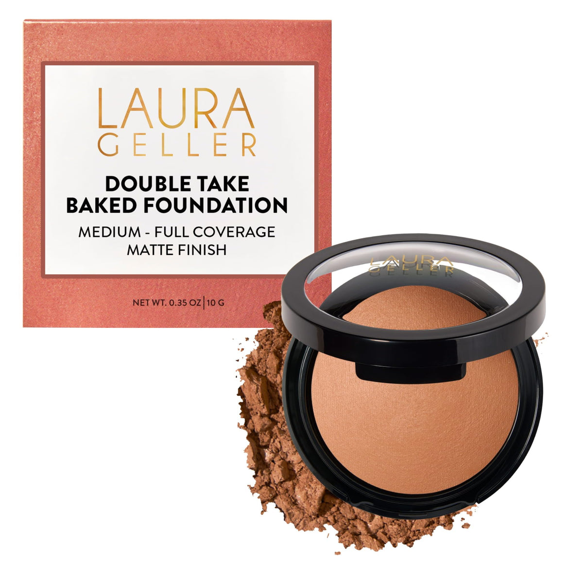 LAURA GELLER Poudre Fond de Teint Mat Deep vue de face