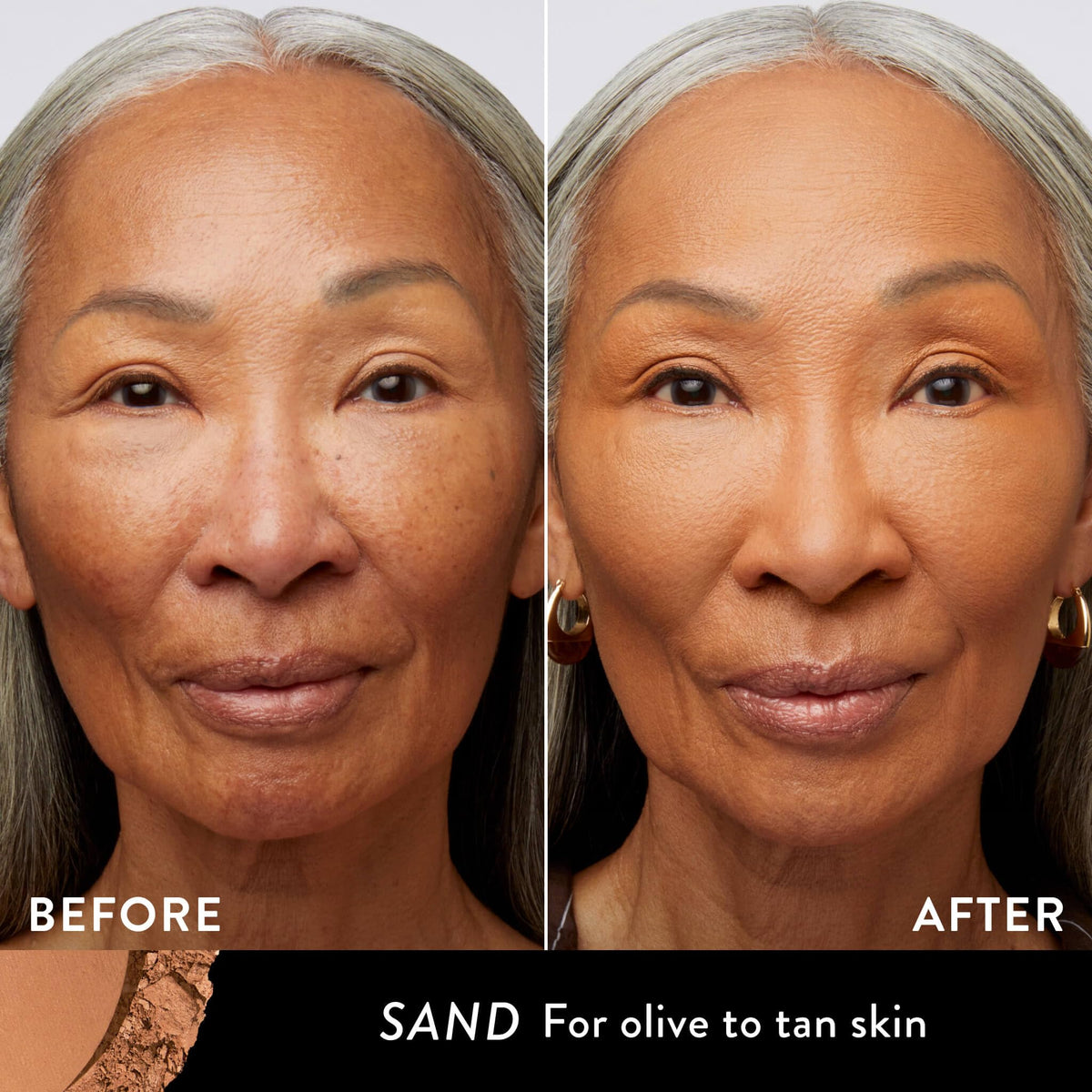 LAURA GELLER Poudre Fond de Teint Matte Sand avec éponge incluse