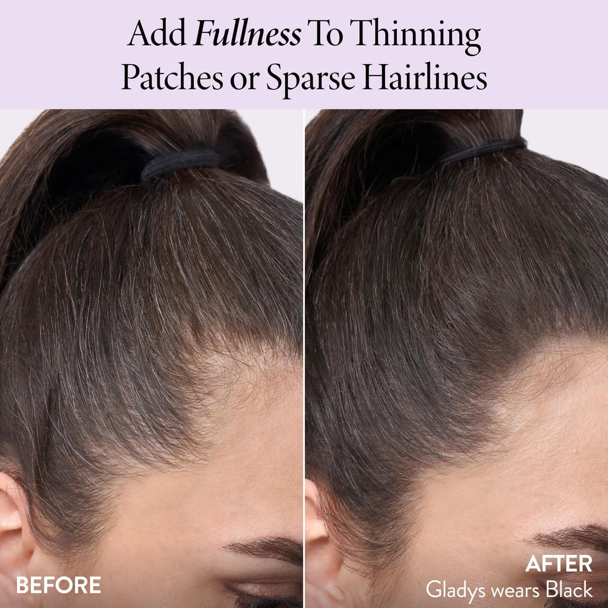 LAURA GELLER Root Touch-Up avant et après application