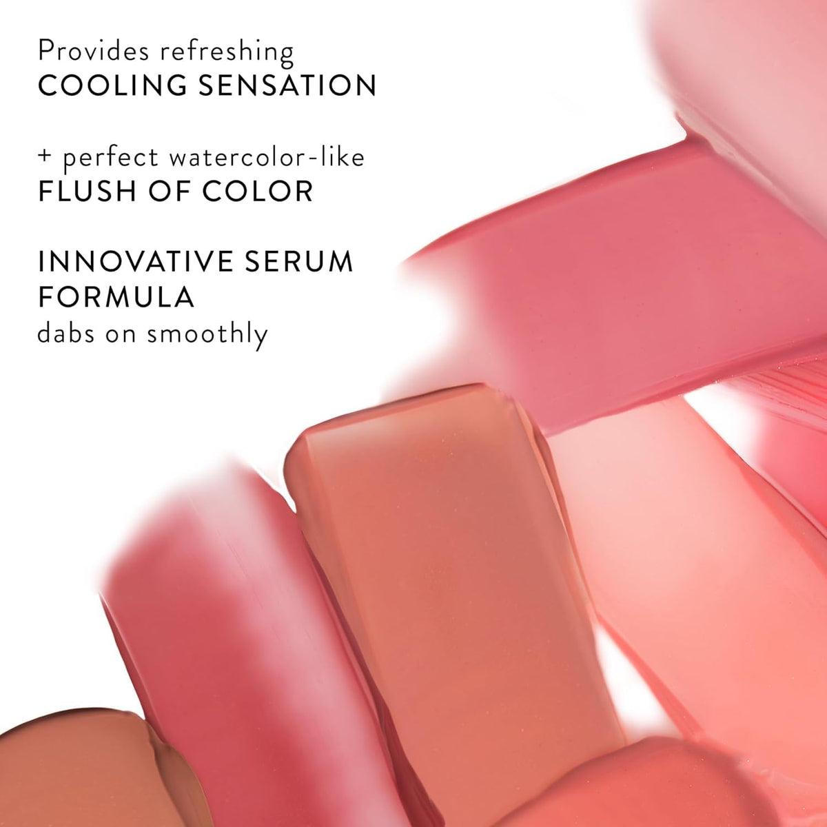 LAURA GELLER Serum Blush Tint Blushing Berry en application sur les joues