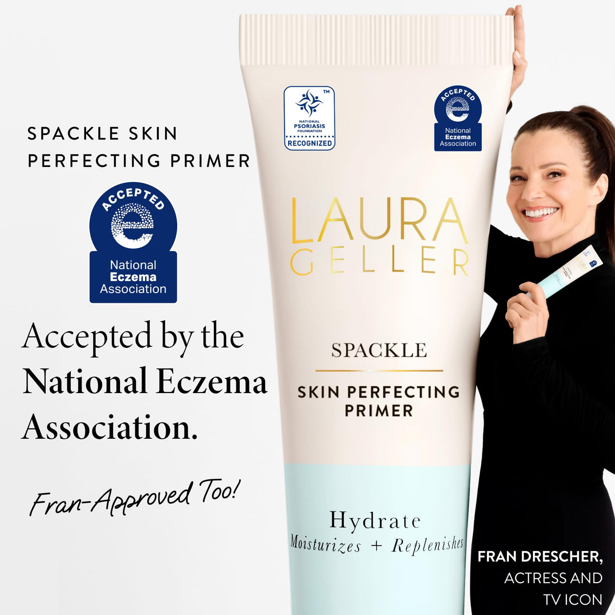 LAURA GELLER Spackle Primer Hydratant application sur le visage