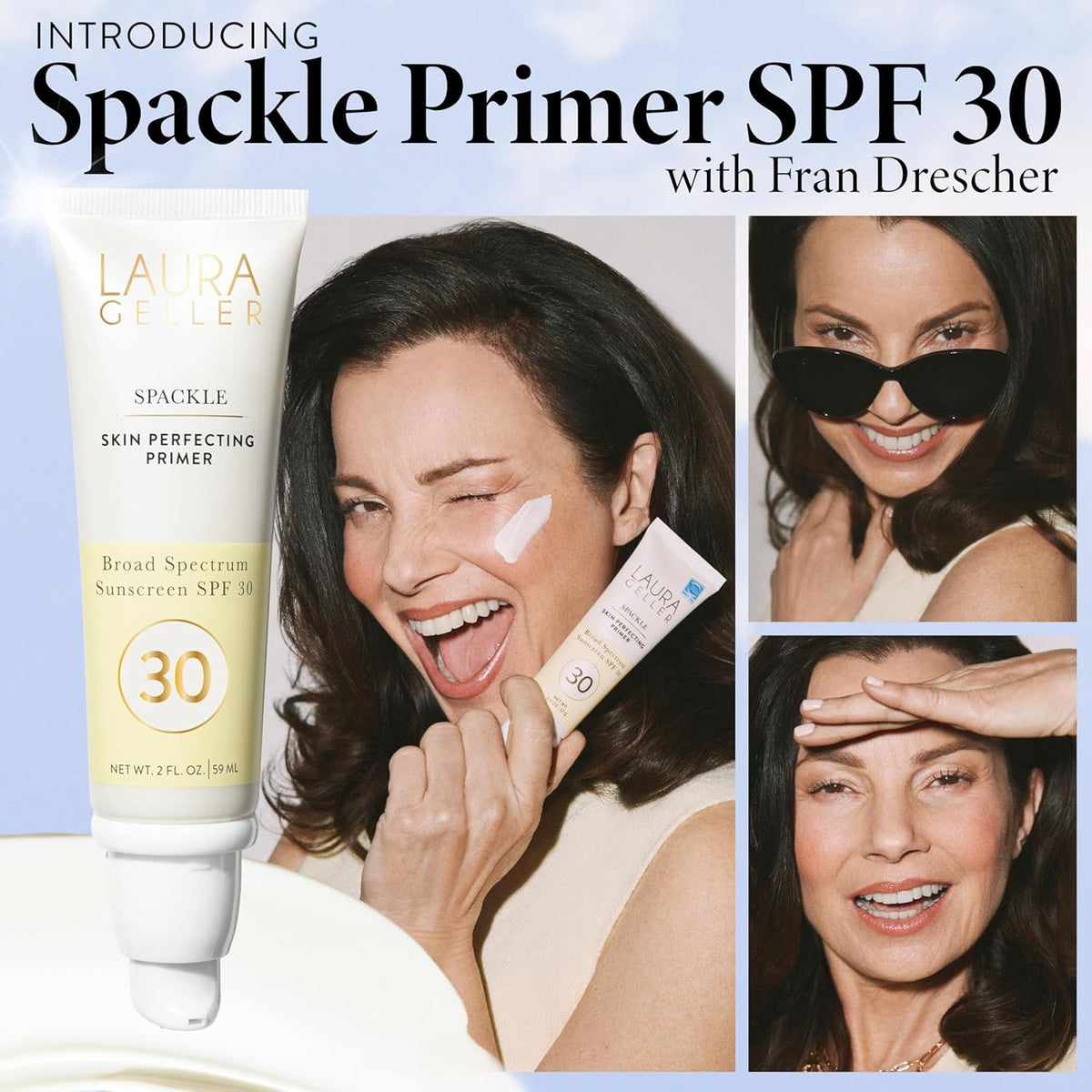 LAURA GELLER Spackle Primer texture crémeuse sur la main