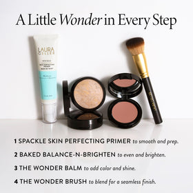 LAURA GELLER Wonder Balm Cream Blush Honey Haze 50g sur peau