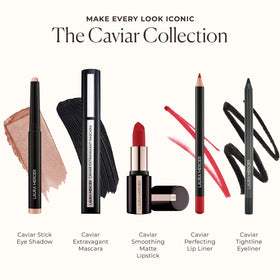 Laura Mercier Caviar Stick Eye Shadow Matte Dark Cacao avant/après utilisation