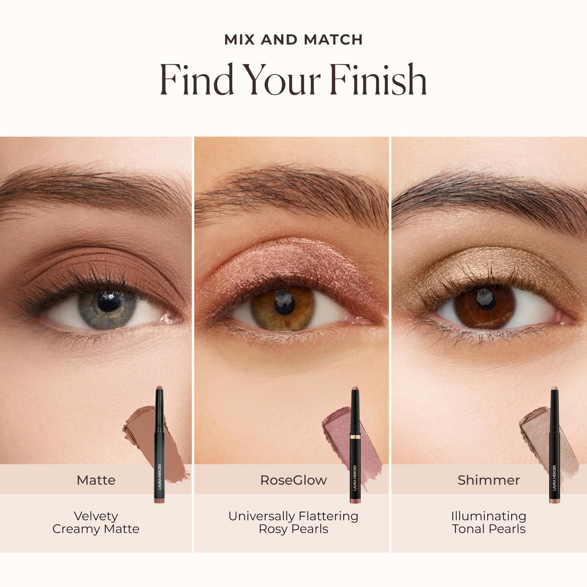 Laura Mercier Caviar Stick Eye Shadow Starlight 9g avant après