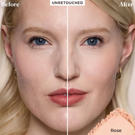 Laura Mercier Poudre Libre Ultra-Blur 110g en contexte sur une table de maquillage