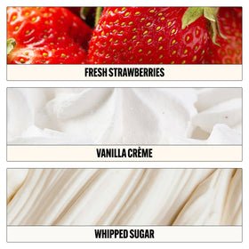Le Monde Gourmand Eau de Parfum Fraise Fouettée avec fruits frais