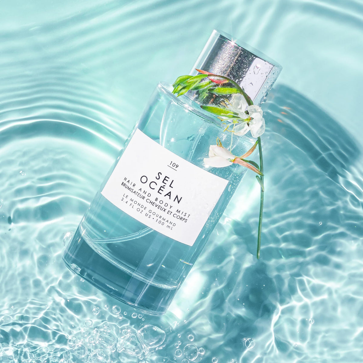 Le Monde Gourmand Sel Océan Brume Parfumée 100ml sur lit