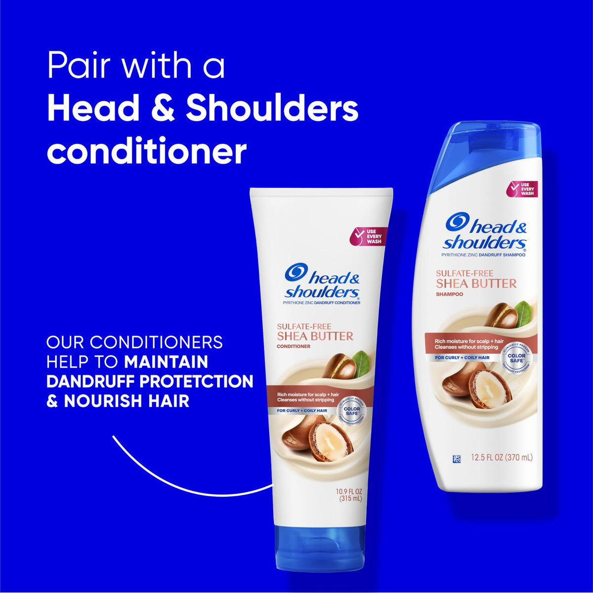 Le shampooing Head & Shoulders Anti-Pelliculaire avec ingrédients naturels