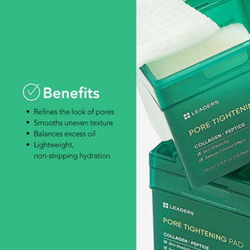 LEADERS Pore Tightening Toner Pad container with pads