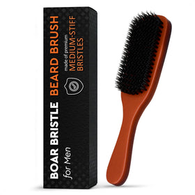 LIBERHAUS brosse à barbe en bois 9" vue avant