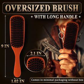 LIBERHAUS brosse à barbe en bois vue arrière