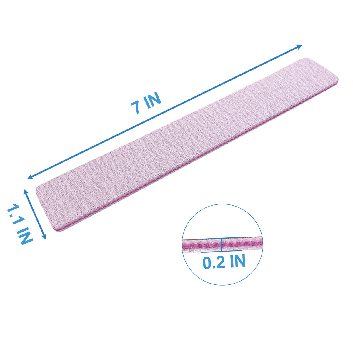 Limas à ongles GigaGround 80/80 Grit en utilisation