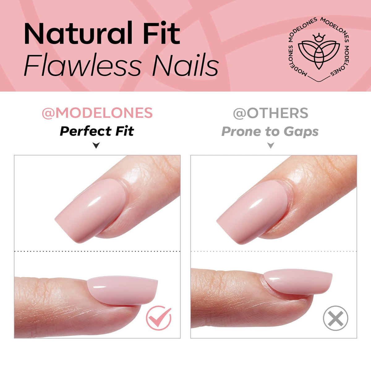 lime à ongles double face avec faux ongles modelones