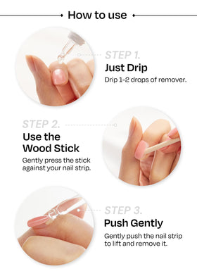 Lime à ongles et bâtonnet en bois du kit ohora