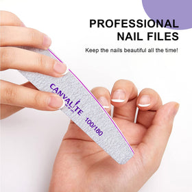 Limes à ongles CANVALITE dans un kit de soins des ongles