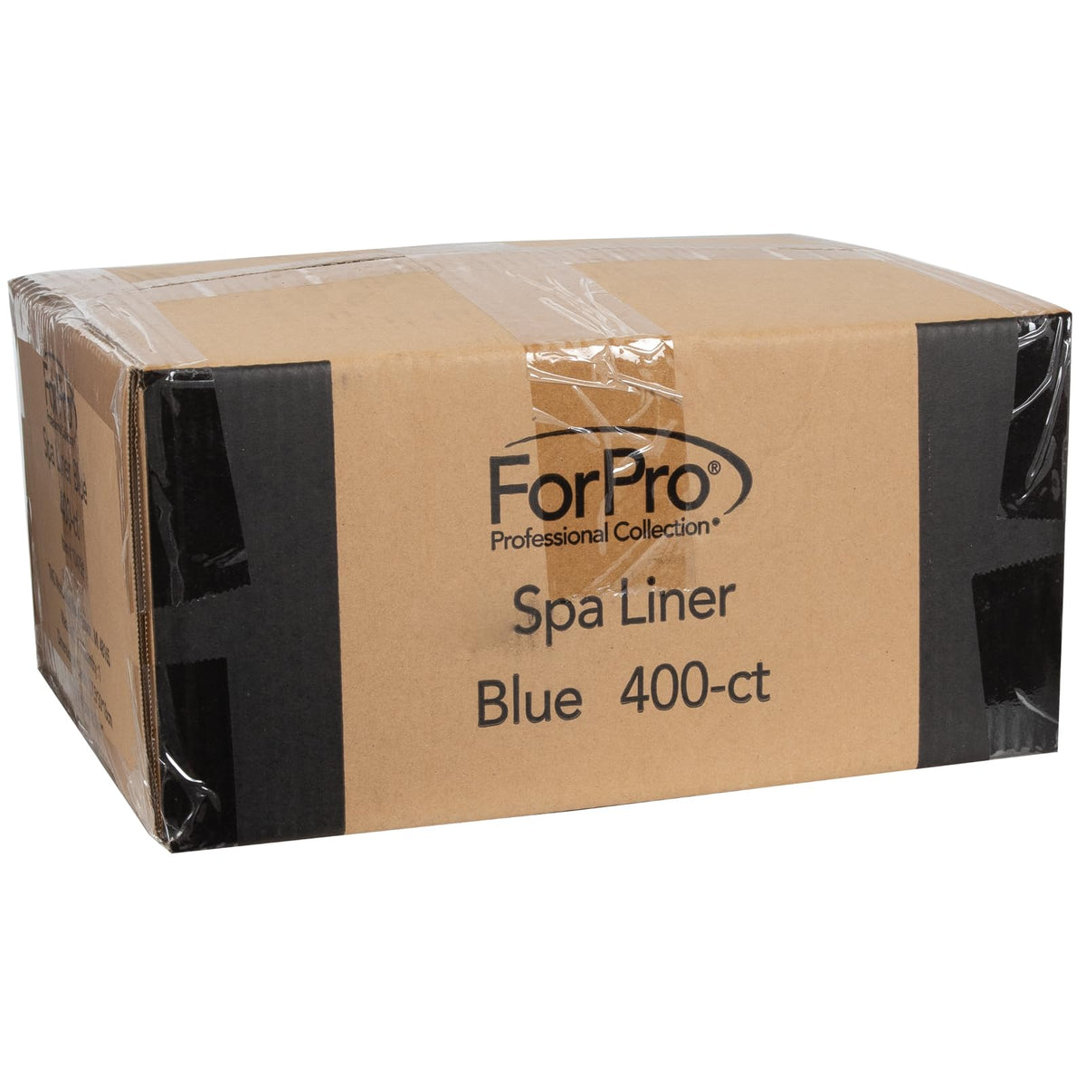 Liner de pédicure ForPro bleu avec fond blanc
