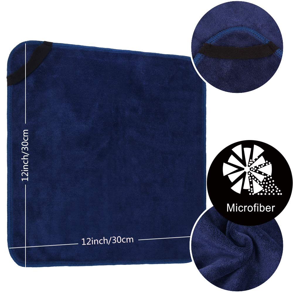 Lingette microfibre SINLAND 12x12 pouces, texture douce