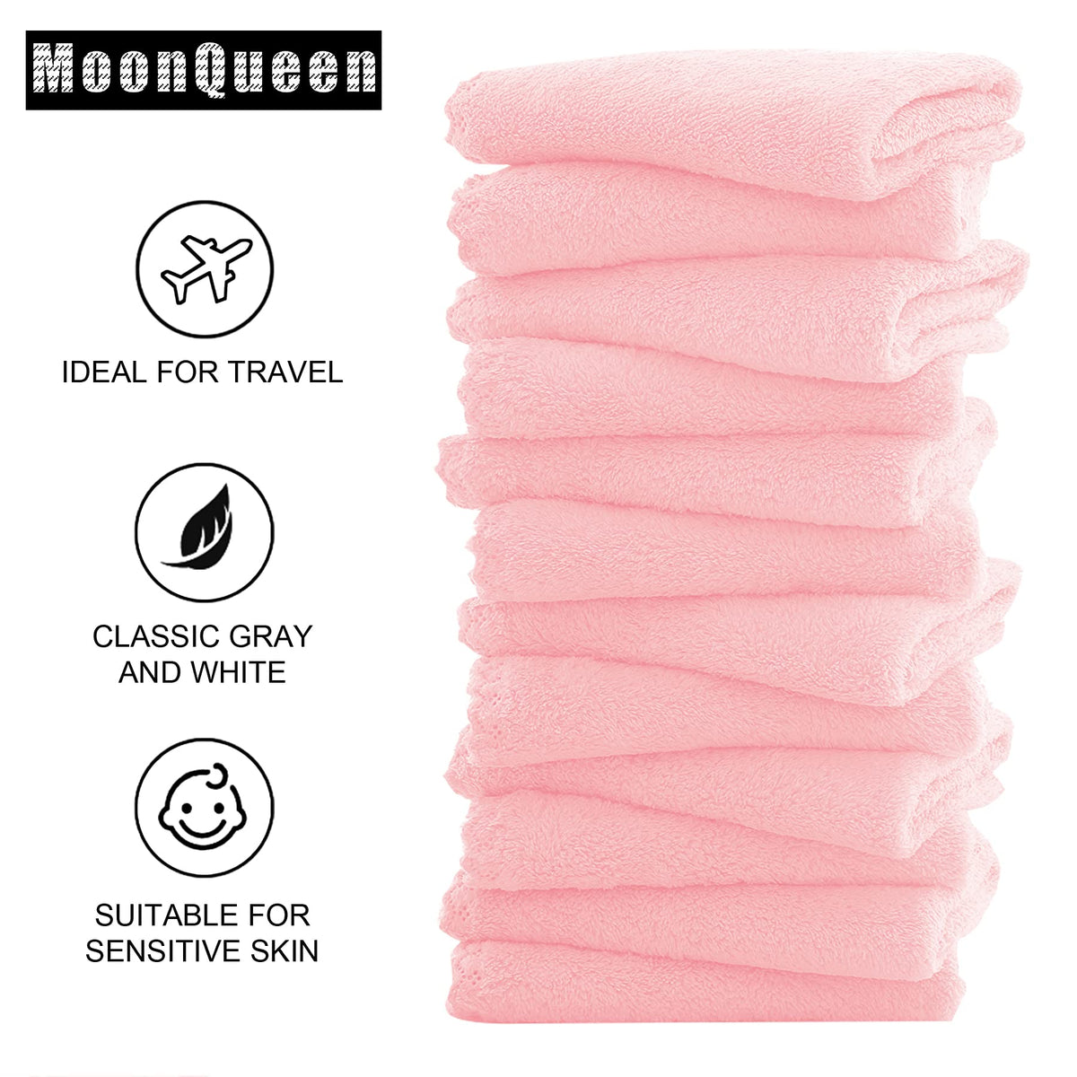 Lingette MOONQUEEN en microfibre en gros plan, détail de la texture