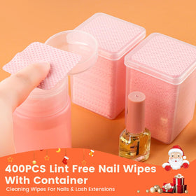 Lingettes Corconess pour manucure à domicile
