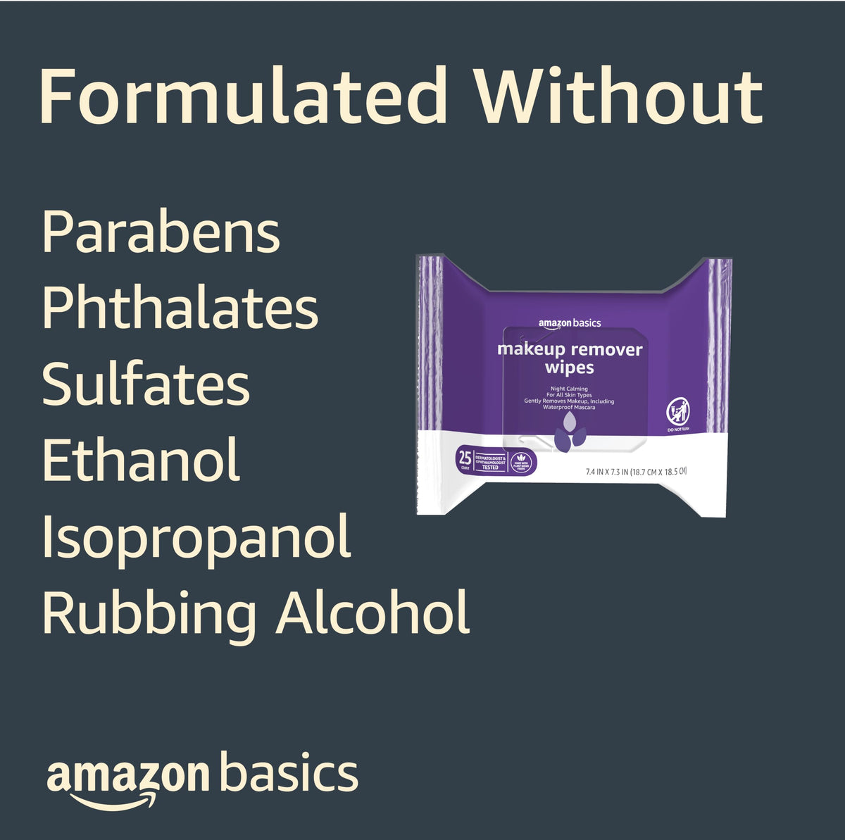 Lingettes démaquillantes Basics montrant la texture douce