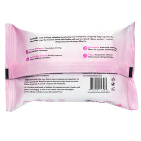 Lingettes démaquillantes mivida avec un fond naturel