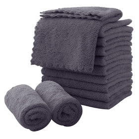 Lingettes en microfibre MOONQUEEN grises dans leur emballage