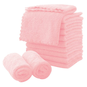 Lingettes en microfibre MOONQUEEN paquet de 12, couleur rose