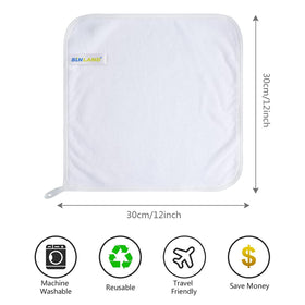 Lingettes en microfibre SINLAND dans un environnement de soin de la peau