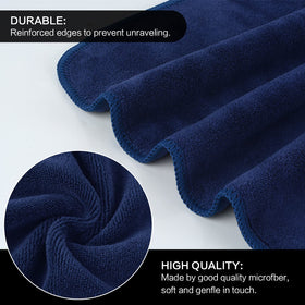Lingettes en microfibre SINLAND, séchage rapide, vue de dessus