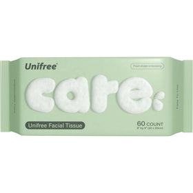 Lingettes faciales UNIFREE, biodégradables et sans parfum
