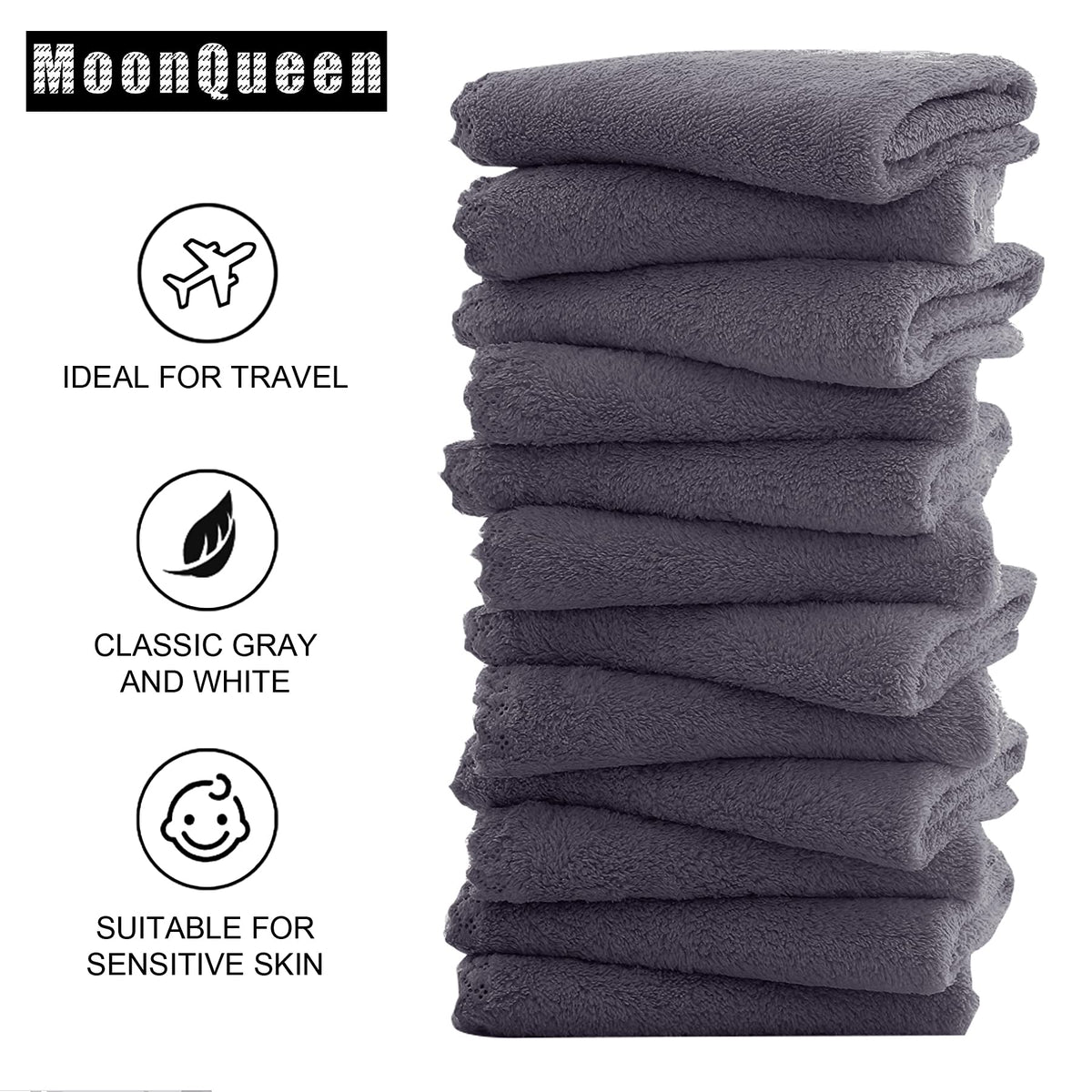 Lingettes MOONQUEEN pliées, prêtes à l'emploi