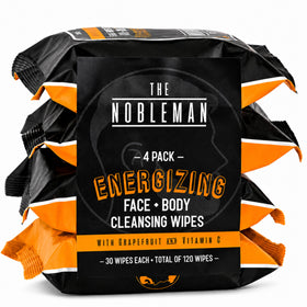 Lingettes nettoyantes énergisantes The Nobleman paquet de 4