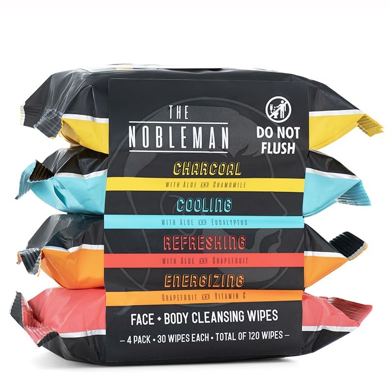 Lingettes nettoyantes The Nobleman paquet de 120 Ct vue avant